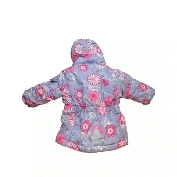 L.L. BEAN GIRLS LINED JACKET•Purple, Hit Pink and Light Pink•Like New!! - Picture 4 of 8